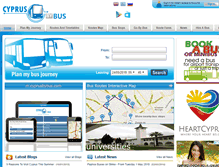 Tablet Screenshot of cyprusbybus.com